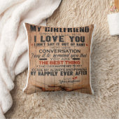 Love Quote voor Vriendin, Vriendin Birthday Gift Kussen (Deken)
