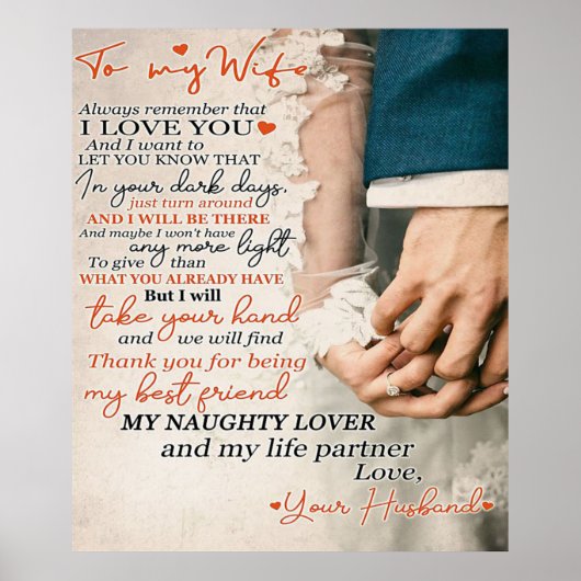 Love Quote voor vrouw | Huis Decoratie Cadeau (Voorkant)