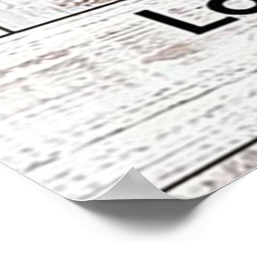 Love Quote voor Wife | Trendy Cadeau voor vrouw Poster (Hoek)