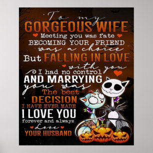 Love Quote voor Wife   Trendy Cadeau voor vrouw Poster