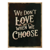 Love Quote Wall Art Perfect Poster (Voorkant)