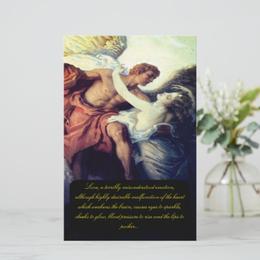 Love Quotes Stationery Briefpapier (Staand voorkant)