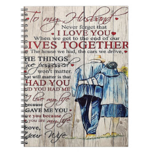 Love Quotes To My Husband, Home Decor Notitieboek