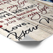 Love Quotes To My Husband, Home Decor Poster (Hoek)