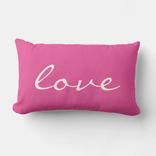 Love Quottes Chic Hot Pink Kussen (Voorkant)
