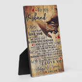 Love Quottes Gift | Naar mijn Cadeau voor man en v Fotoplaat (Zijkant)