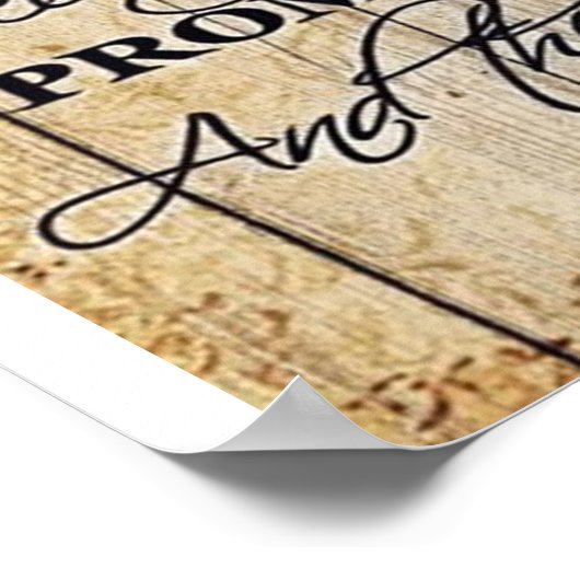 Love Quottes Gift | Naar mijn Cadeau voor man en v Poster (Hoek)