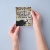 Love Quottes to Husband | Brief van mijn echtgenoo Flyer (Hand)