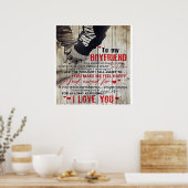 Love Quottes to Husband | Brief van mijn echtgenoo Poster (Keuken)