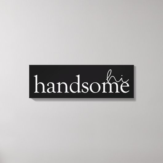 Love Quottes V Canvas Afdruk (Voorkant)