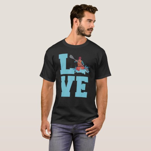 Love Rafting T-shirt (Voorkant volledig)