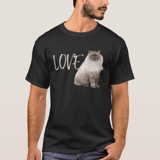 Love Ragpops Cat Owner T-shirt (Voorkant)