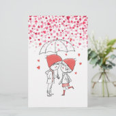 Love Rain Briefpapier (Staand voorkant)