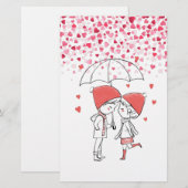 Love Rain Briefpapier (Voorkant / Achterkant)