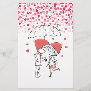 Love Rain Briefpapier
