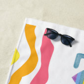 Love Rainbow Beach Towel Strandlaken (In situ)