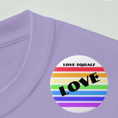 Love Rainbow Flag Stripes Ronde Button 7,6 Cm