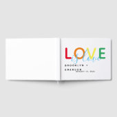 Love Rainbow Gay Lesbian Wedding Gastenboek (Volledig)