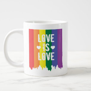 Love Rainbow Gay Pride LGBT Grote Koffiekop