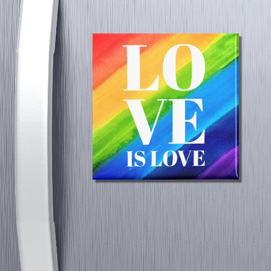 Love Rainbow Gay Pride Magneet