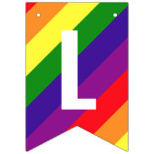 Love Rainbow Gay Pride Vlaggetjes (Derde vlag)