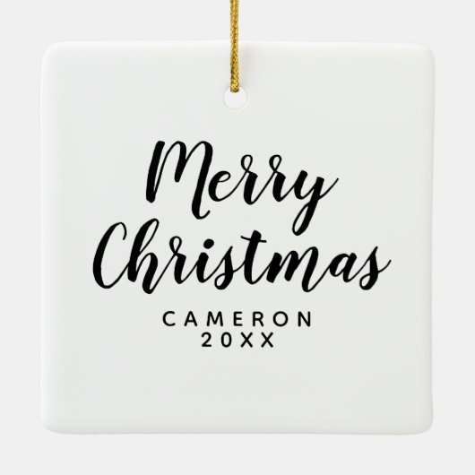 Love Rainbow Heart Keramisch Ornament (Achterkant)