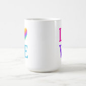 LOVE Rainbow Heart Koffiemok (Center)