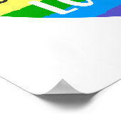 Love Rainbow Heart Poster (Hoek)