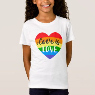 Love Rainbow Heart T-shirt