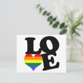 Love Rainbow Pride Briefkaart (Staand voorkant)