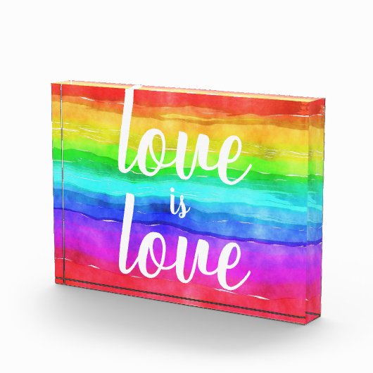 Love Rainbow Pride Fotoblokken (Rechts)