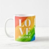 Love Rainbow Pride Koffiemok (Links)