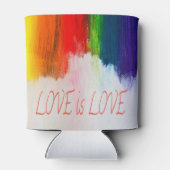 Love Rainbow Pride LBGQT Blikjeskoeler (Achterkant)