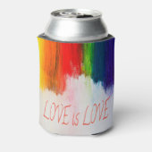 Love Rainbow Pride LBGQT Blikjeskoeler (Blikje Achterkant)