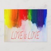 Love Rainbow Pride LBGQT Briefkaart (Voorkant)