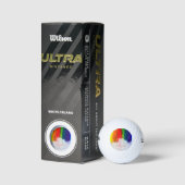 Love Rainbow Pride LBGQT Golfballen (Verpakking)