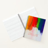 Love Rainbow Pride LBGQT Notitieboek (Binnen)