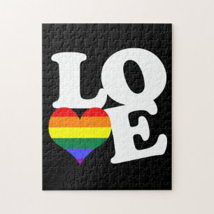 Love Rainbow Pride Legpuzzel