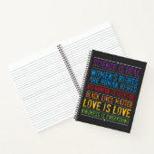 Love Rainbow Pride Notitieboek (Binnen)