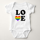 Love Rainbow Pride Romper (Voorkant)