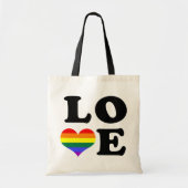 Love Rainbow Pride Tote Bag (Voorkant)
