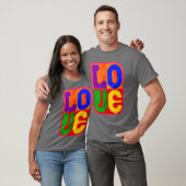 Love Rainbow retro T-shirt (Unisex)