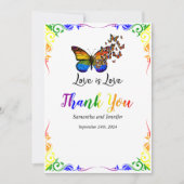 Love Rainbow Theme Bedankt voor je kaart (Voorkant)