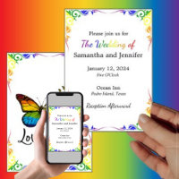 Love Rainbow Theme Wedding