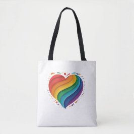 Love Rainbow Tote Bag