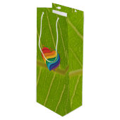 Love Rainbow Wijn Cadeautas (Voorkant Gekanteld)