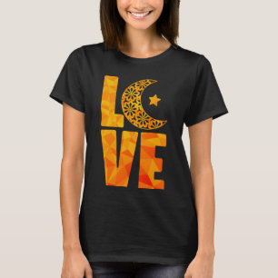 LOVE Ramadan Kareem Islamitische Tradities Moslims T-shirt