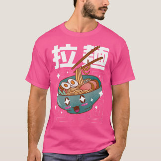 Love Ramen Anime Noodles Kawaii Japan Ske T-shirt