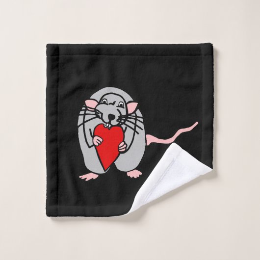Love Rat Bad Handdoek (Wasdoekje)