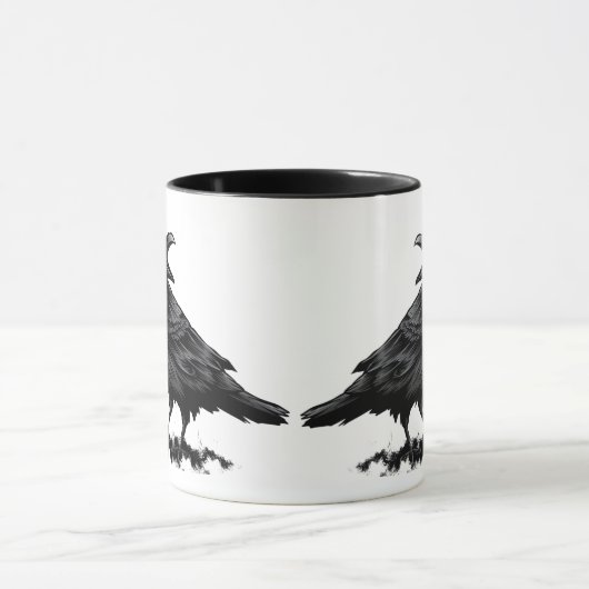 Love Raven Bird So Much Fun Quote Saying Mug Mok (Midden)